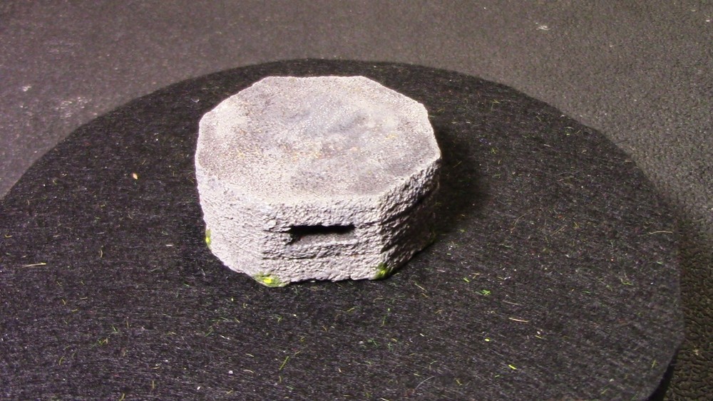 🔥 15mm Painted WW2 Concrete Pillbox (Plaster)