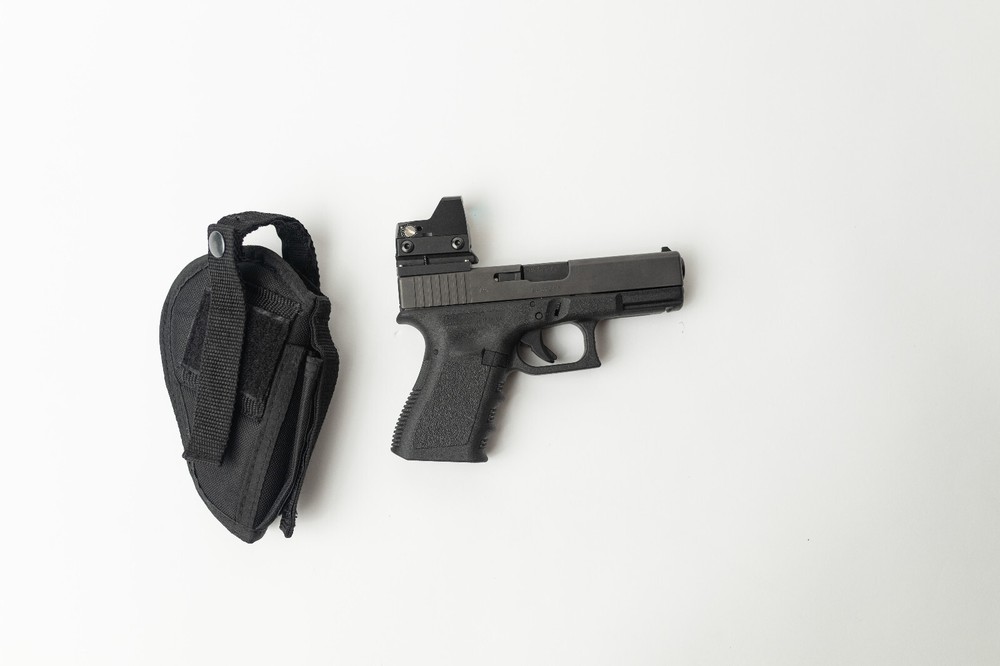 Gun Holster OPTICAL HIP Smith & Wesson PC M&P9 Shield Plus NTS 9mm with CT 5