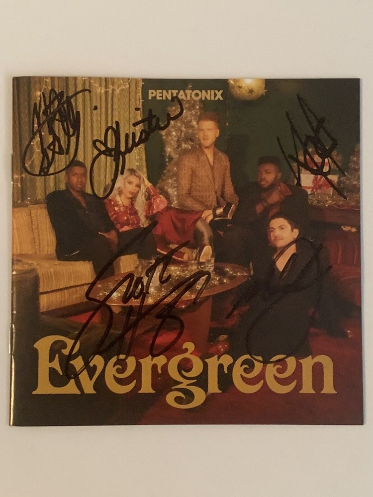 Pentatonix Evergreen CD Signed Autographed JSA COA