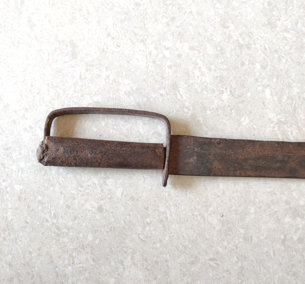 19c Antique Primitive Iron Dagger Khanjar With Iron Handle Original Old DG121