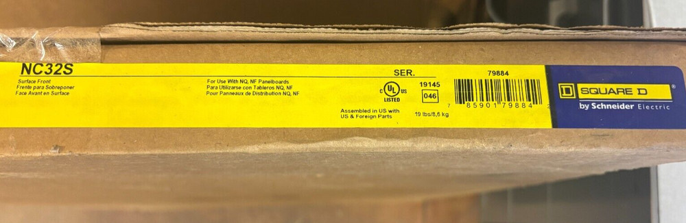 SQUARE D SURFACE FRONT NC32S