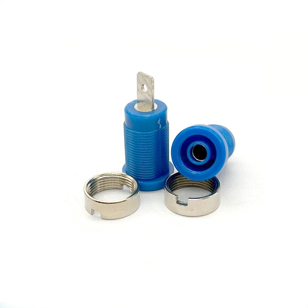 16PCS 32A Copper 4mm Binding Post Banana Socket Panel Mount Test Probe 8 Color