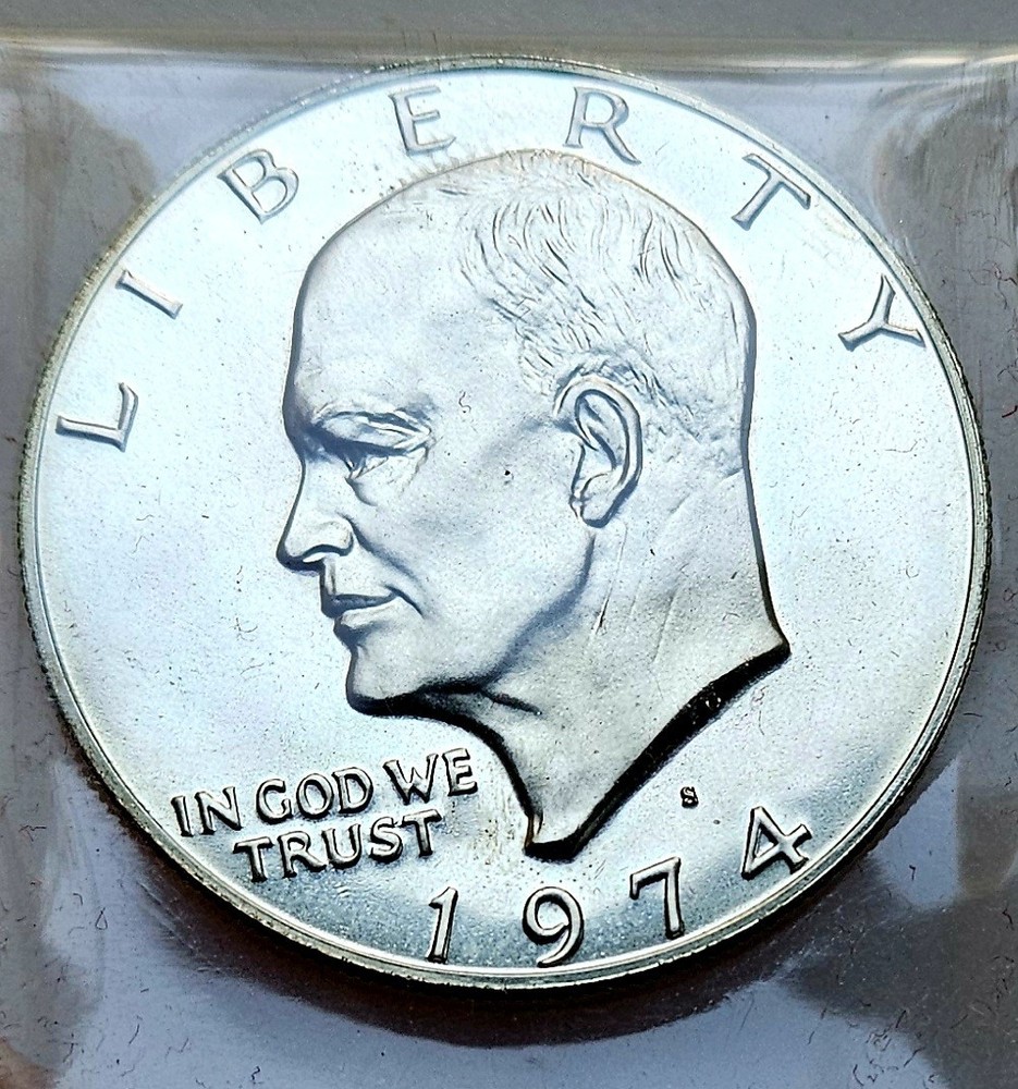 1974-S Proof IKE $1, 40% Silver