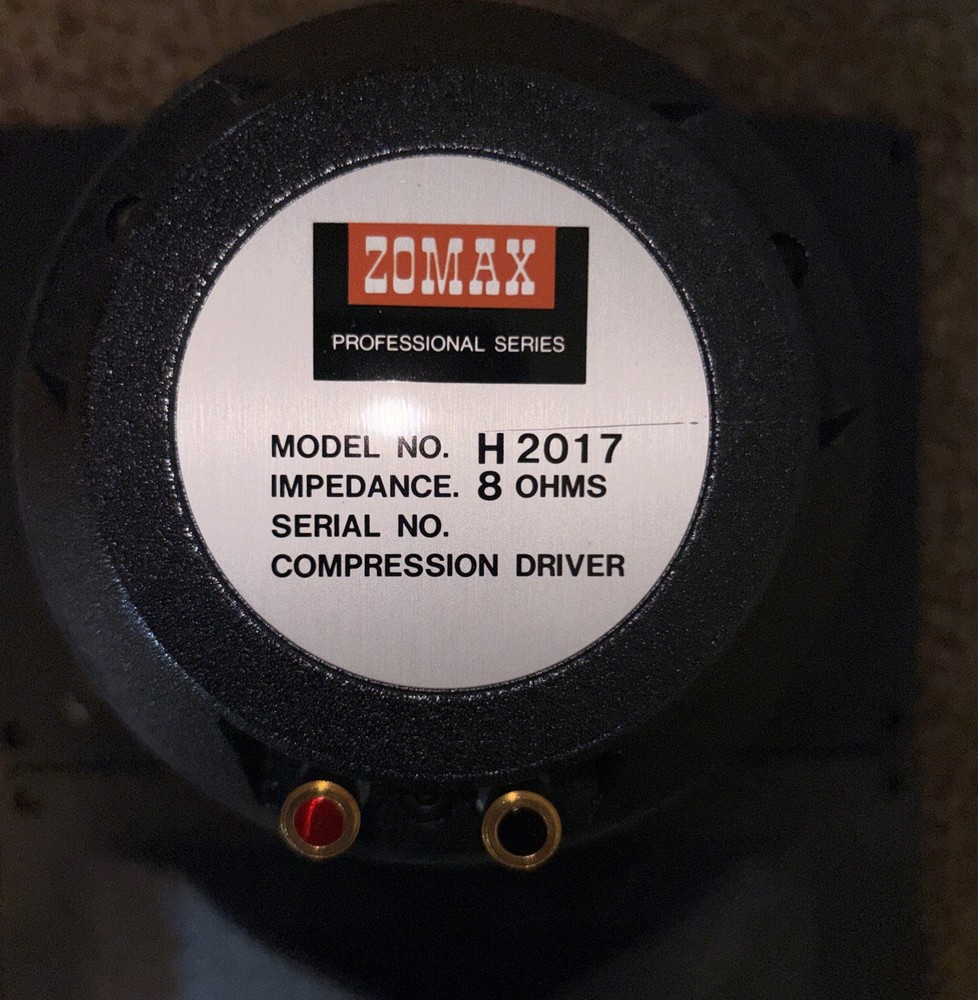 PAIR of JBL H 2017 8-Ohm Compression Driver Open Box