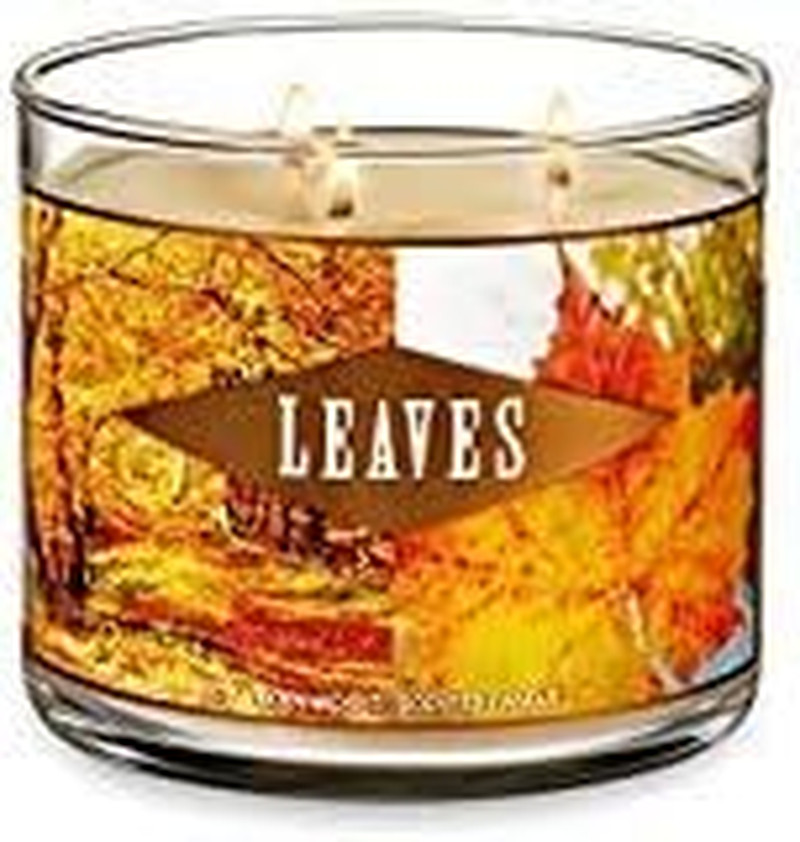 3-Wick Scented Candle in Leaves