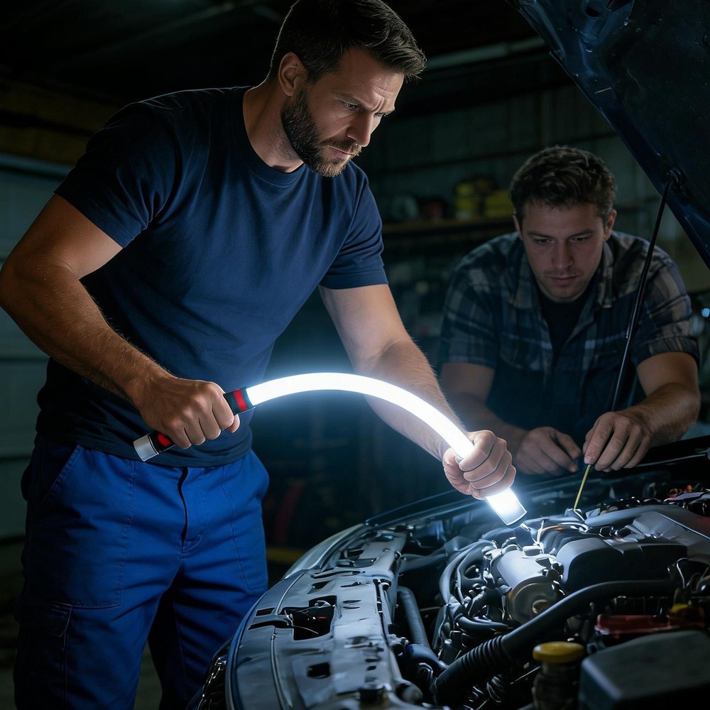 LED Flashlight 3-Mode Bendable Waterproof Professional Bright LED