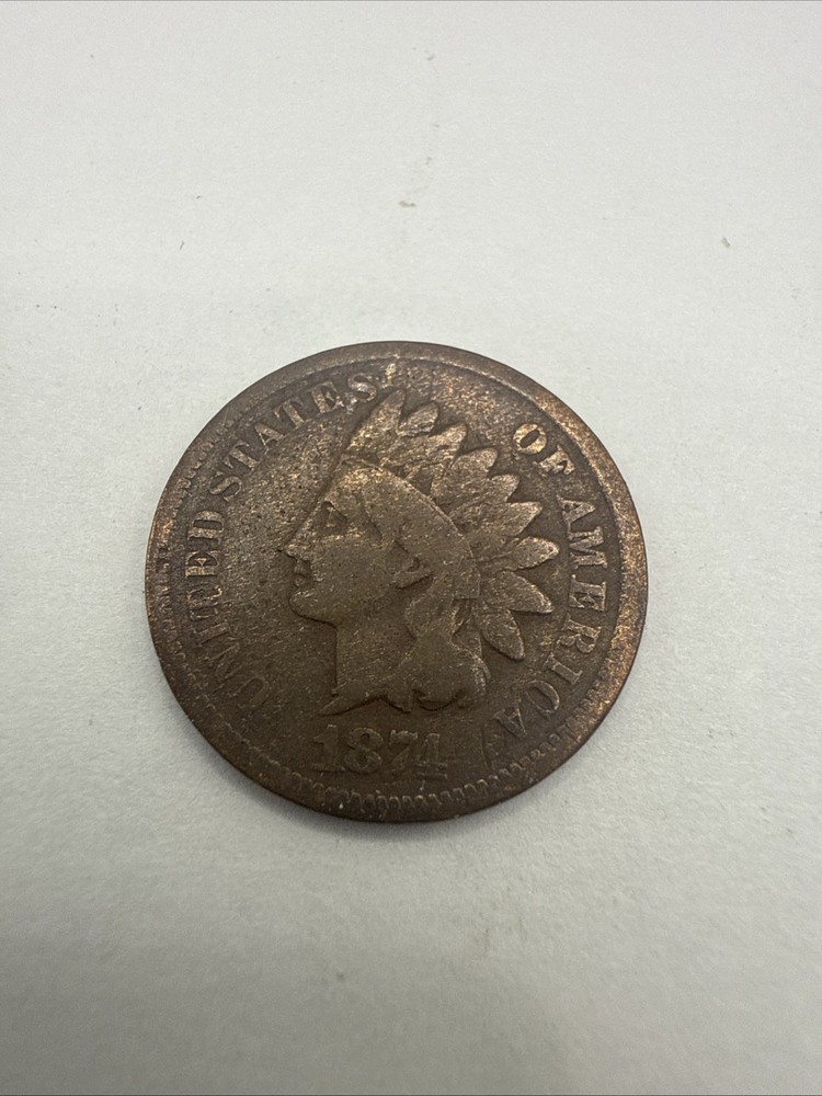 1874 Indian Head Cent #50383