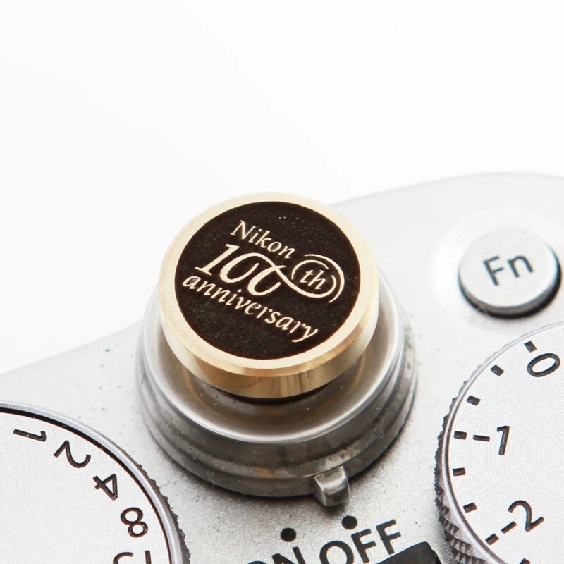Yellow Brass Soft Shutter Release For Nikon 100th Anniversary