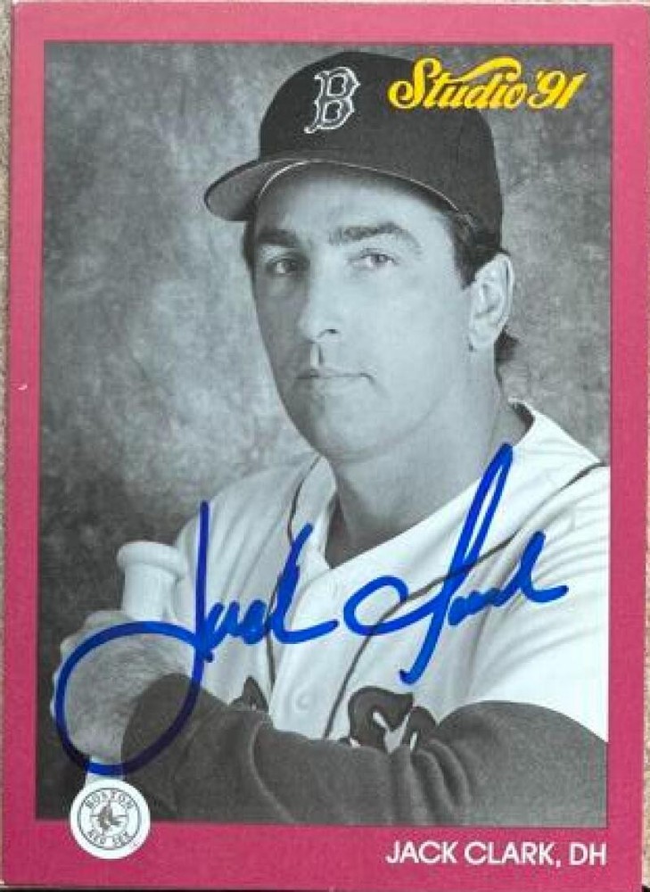 Jack Clark Autographed 1991 Studio #13