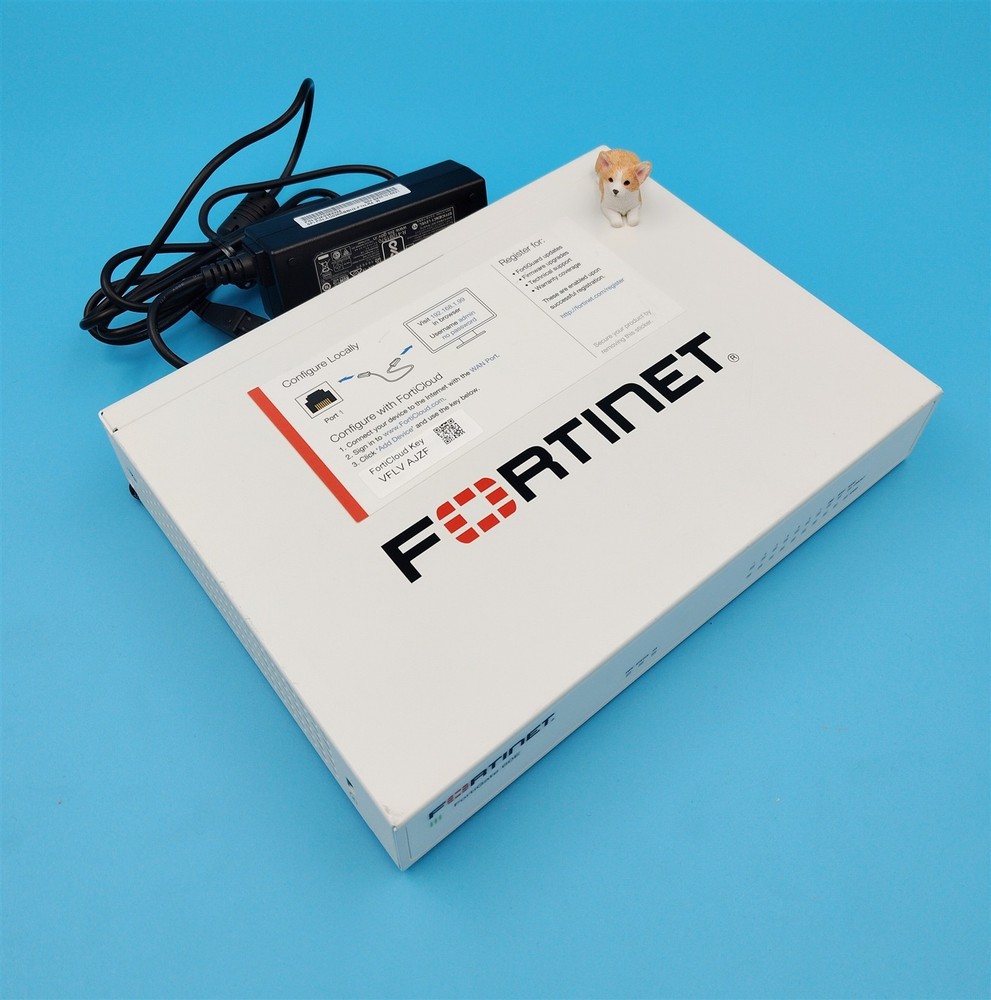 FORTIGATE-60E FG-60E FORTINET NETWORK SECURITY FIREWALL *NO POWER CORD*
