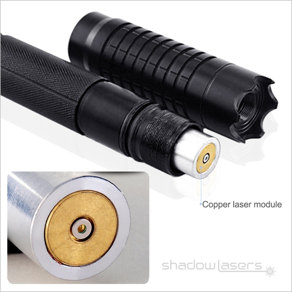 Adjustable Focus Laser Pointer GR 520nm Flashlight Visidle Beam Light