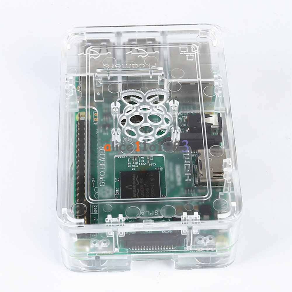 ABS Raspberry Pi Case (Transparent) - Updated for Raspberry Pi 3, 2 & B+
