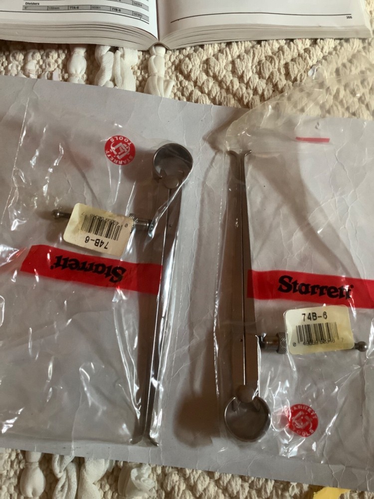 Starrett 74B-6 Fay Spring Type Inside Caliper, Quick  Spring Nut 6"