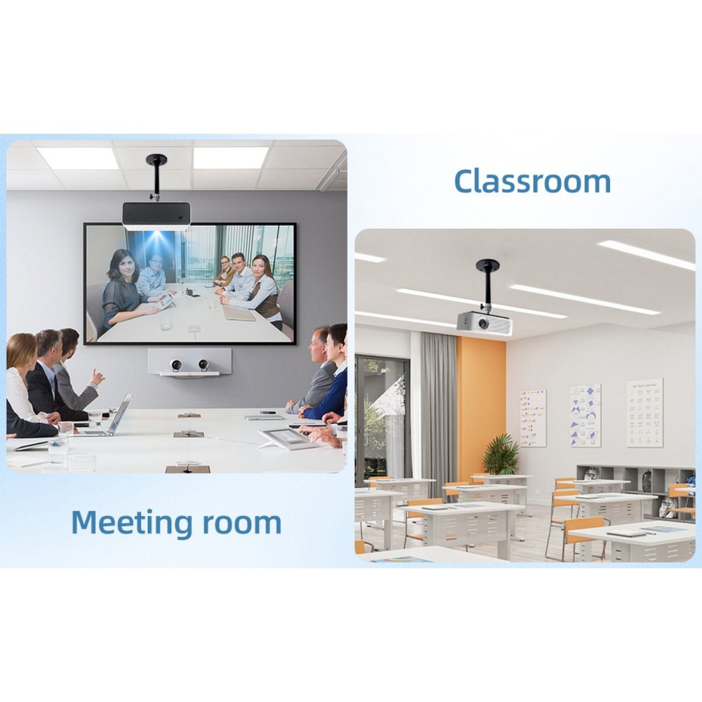 360° Rotatable Universal Wall Ceiling Mount Stand for Mini Projector DVR Camera