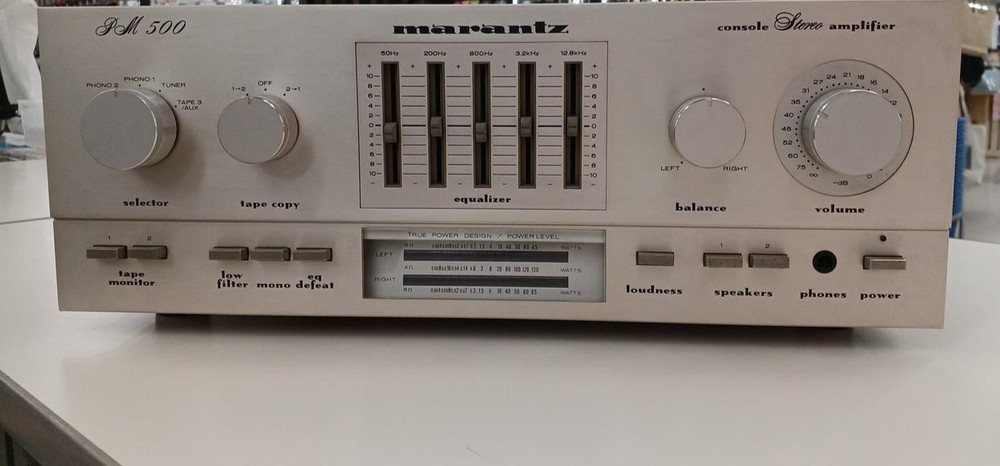MARANTZ PM500 DC POWER AMPLIFIER Serviced Working Main Unit Only