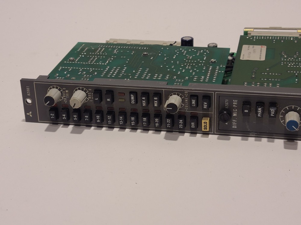 Mitsubishi Westar Quad Eight Diff Mic Pre Parametric EQ Channel Strip Untested