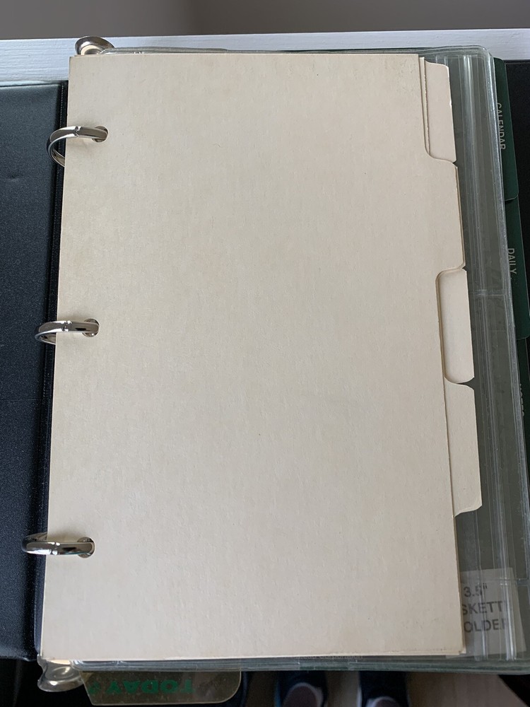 Vintage 1995 Mead Cambridge Day Planner Complete Refill Set New Open Package