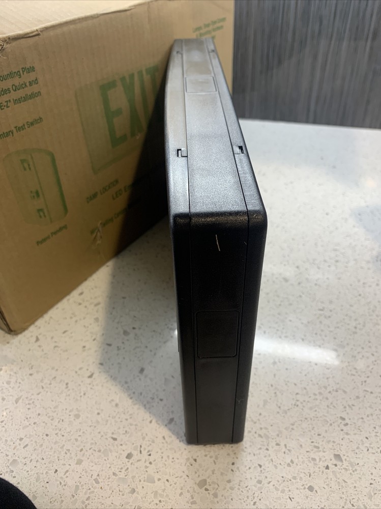 eTopLighting LED Exit Sign Green Lettering Double Faced Contractor 6 Pack