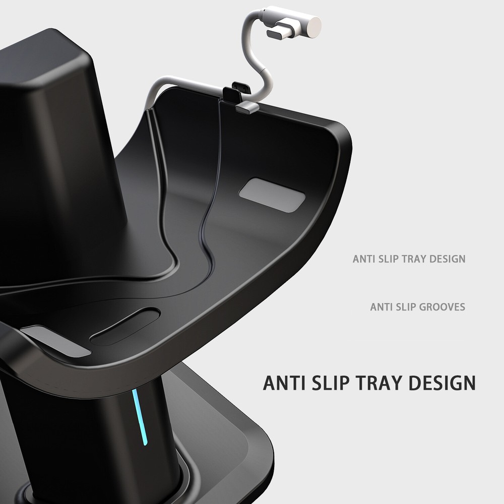 Display Stand for Quest 3 Headset Controllers Desk Base Charging Dock Holder