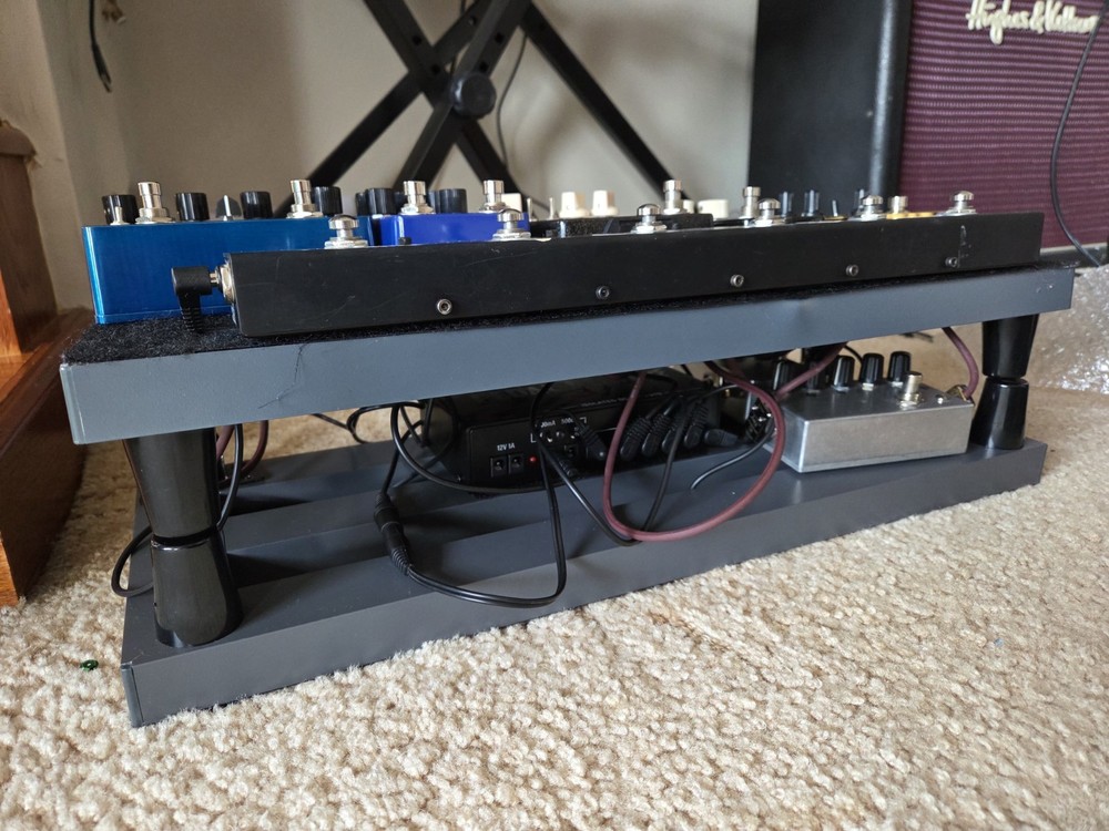 Custom "Sandwich" 2-Tier Prototype Pedalboard