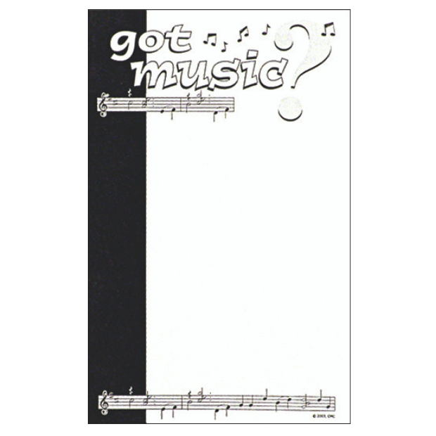 Got Music? Notepad
