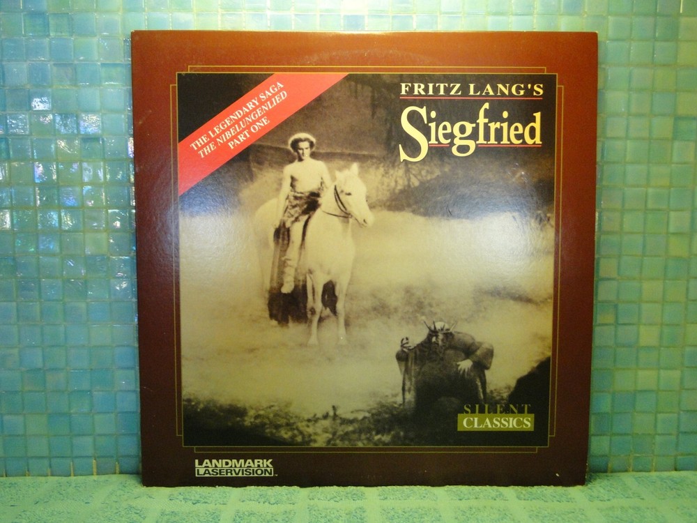 Siegfried Fritz Lang Laserdisc -EXTRA LDs SHIP FREE