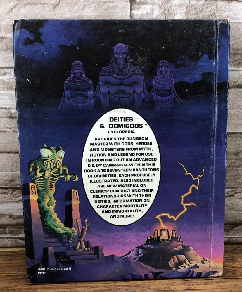 Advanced Dungeons & Dragons: Deities & Demigods 1980