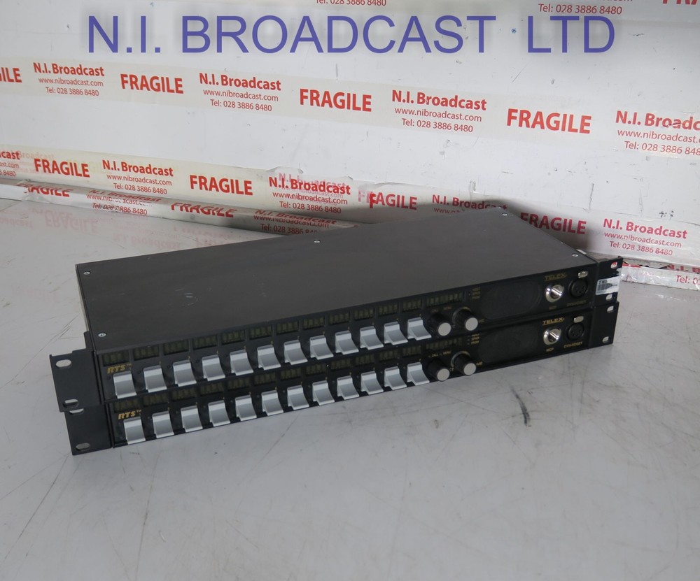 Telex rts kp-12l lever button 12 channel intercom panel
