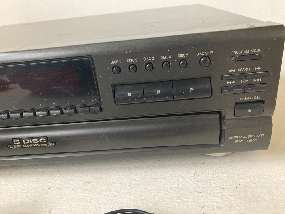 Technics SL-PD888 MASH 5 Disc Rotary Changer System Compact Disc Changer Tested