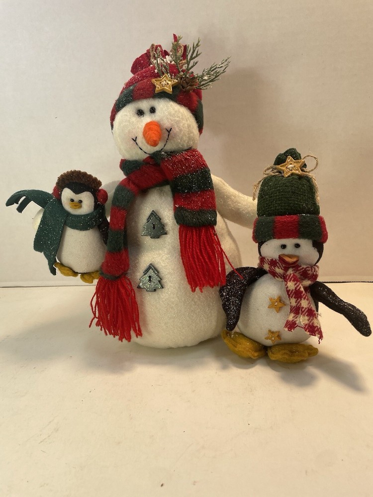 Snowman And Penguins