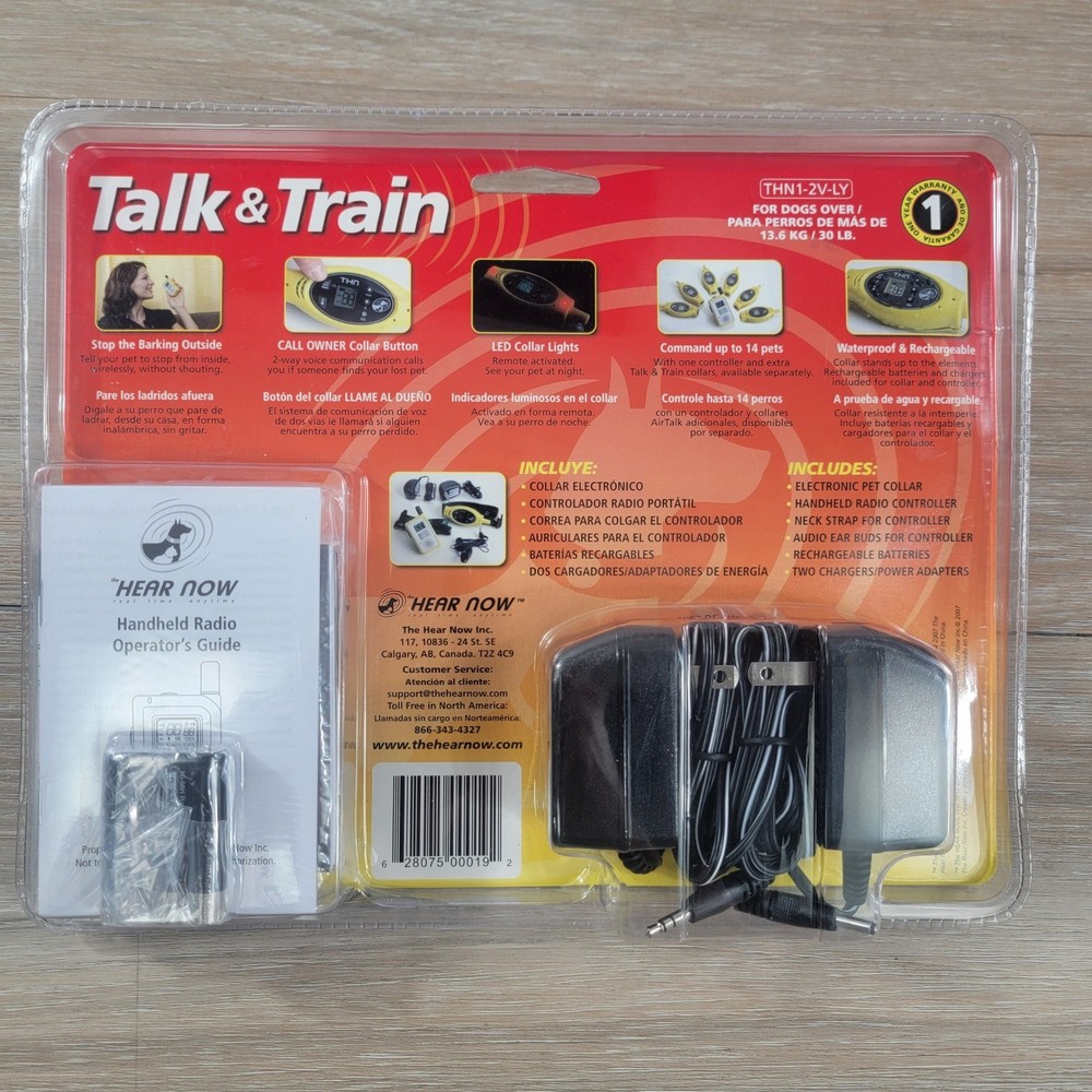 Hear Now Talk & Train 2-Way Wireless Pet Communication System