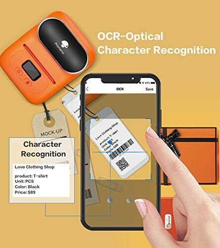 Phomemo M110 Direct Thermal Printer for Label Photo Note Tag Barcode QR Code Lot