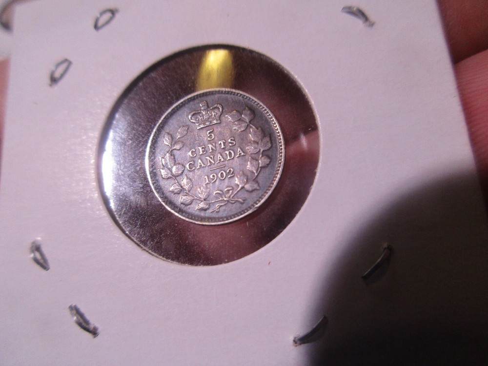 Canada - 1902 Silver Five Cent - Edward VII