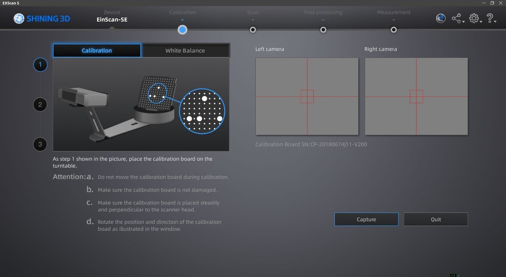 UNTESTED Shining 3D EinScan-SE Desktop 3D Scanner (no stand)