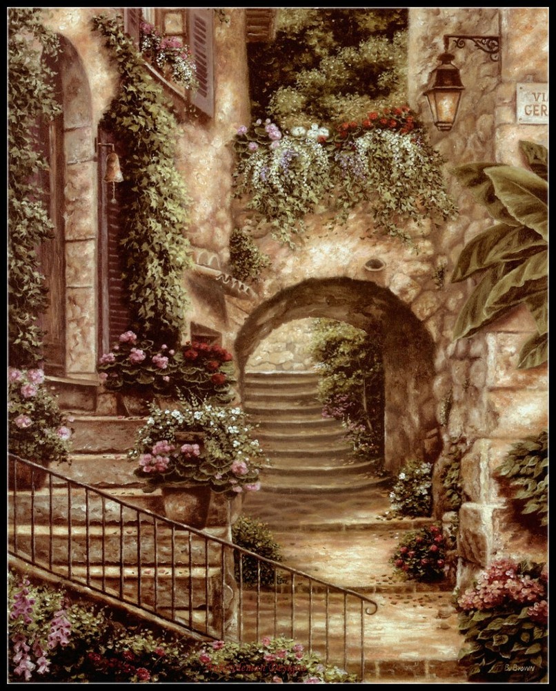 Bella Italia - DIY Chart Counted Cross Stitch Patterns Needlework DMC Color