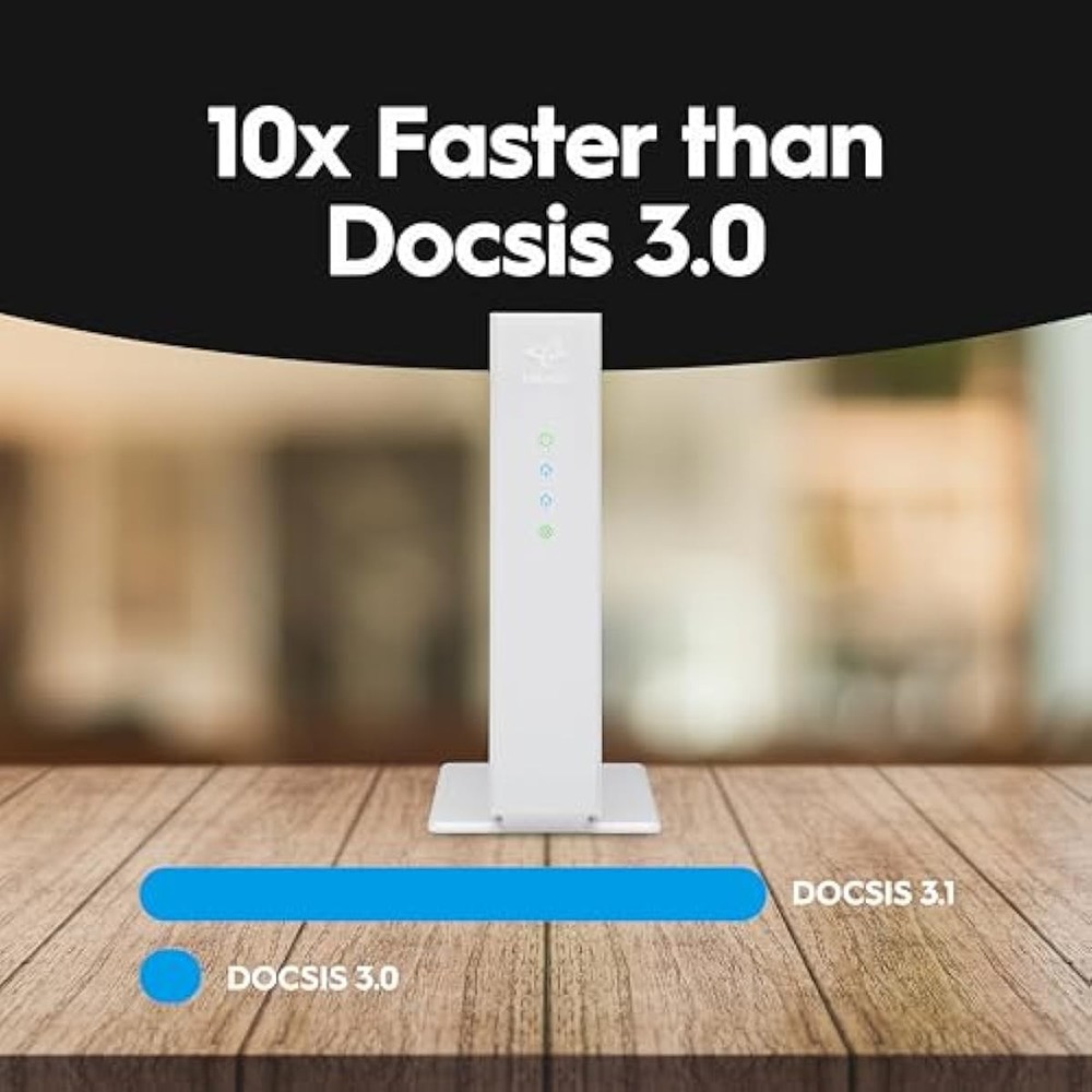 DOCSIS 3.1 Cable Modem 2.5Gbps Hitron CODA56 Multi-Gig Xfinity Ready