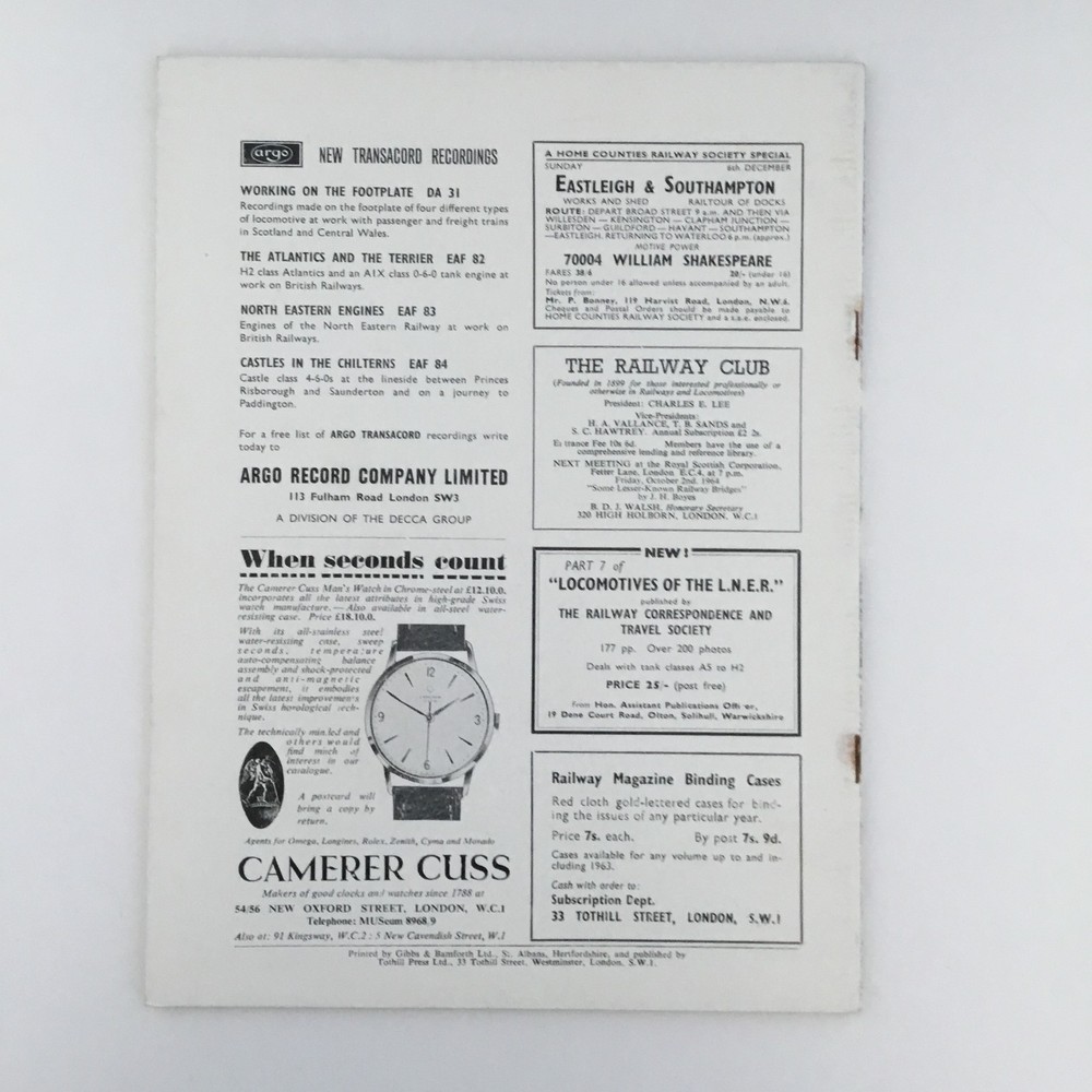 Railway Magazine October 1964