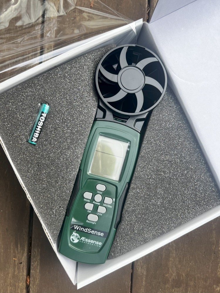 Professional Handheld Anemometer with Temperature & Humidity