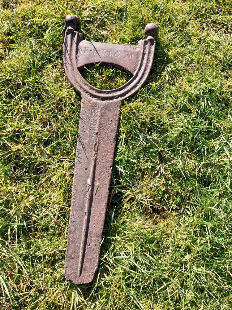 A Kenrick & Sons - Antique Cast Iron Boot Scraper