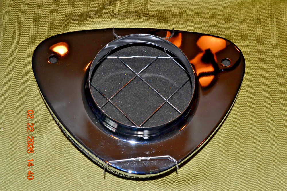 11 1/2" L x 8 1/2" W Superflow Triangular Chrome Air Cleaner