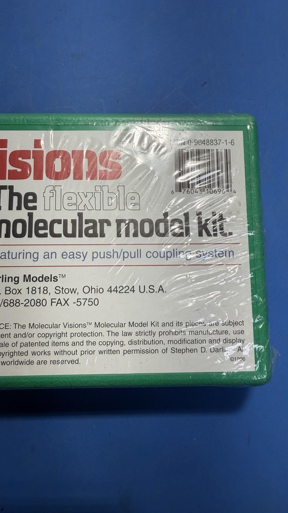 🧪 Molecular Visions Flexible Molecular Model Kit – Darling Models – NEW SEALED