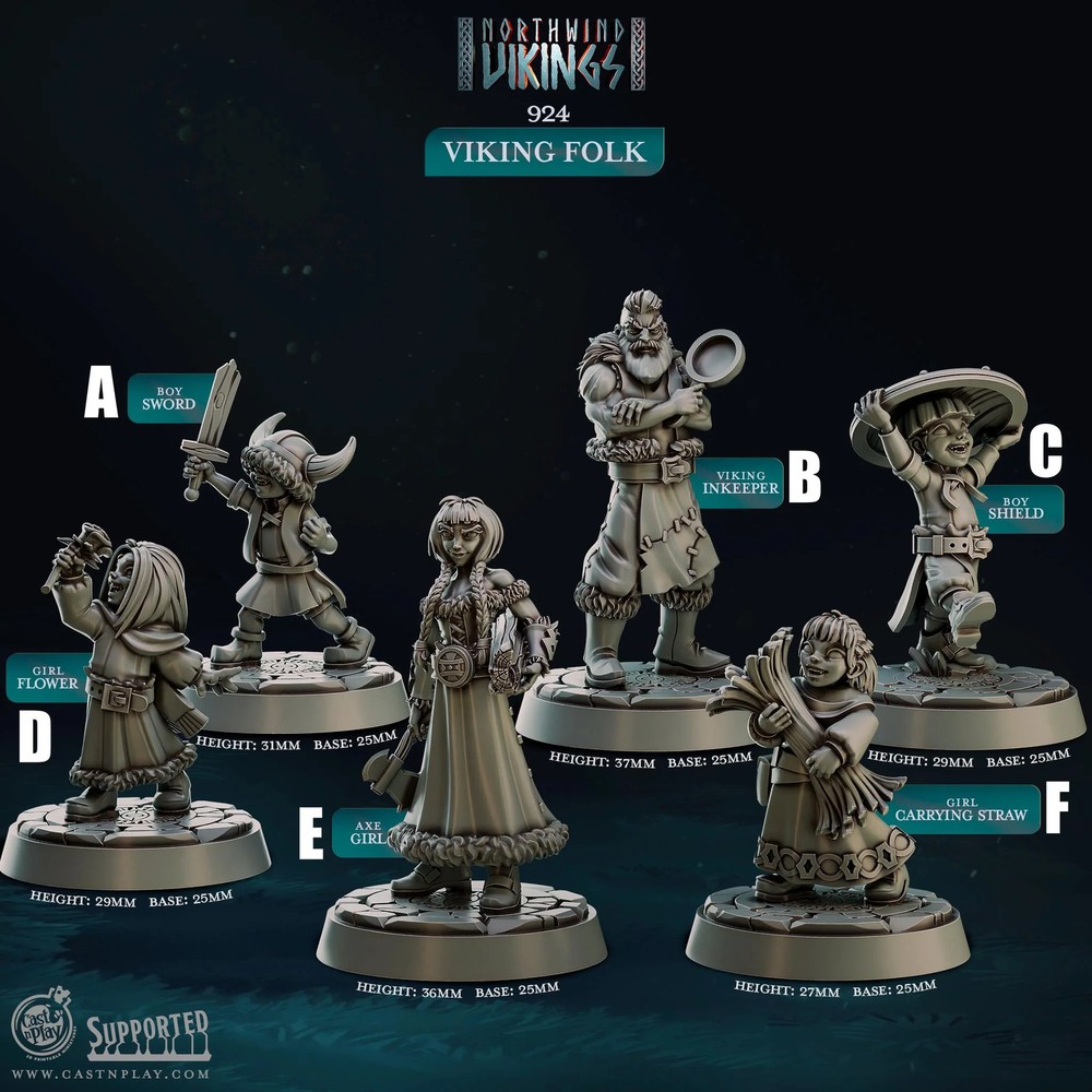 Viking Folk, Northwind Vikings Miniature