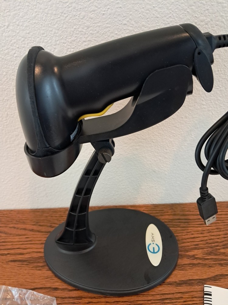 AHS Laser Bar Code Decoder & Scanner w Stand