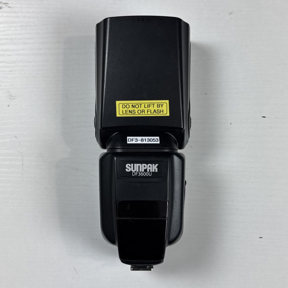 Sunpak DF 3600U Shoe Mount Flash Tested Working
