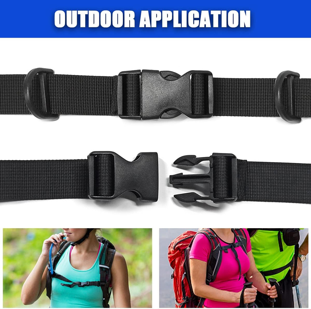 2 Pieces Backpack Chest Strap Adjustable Chest Harness Backpack Accessory Strap
