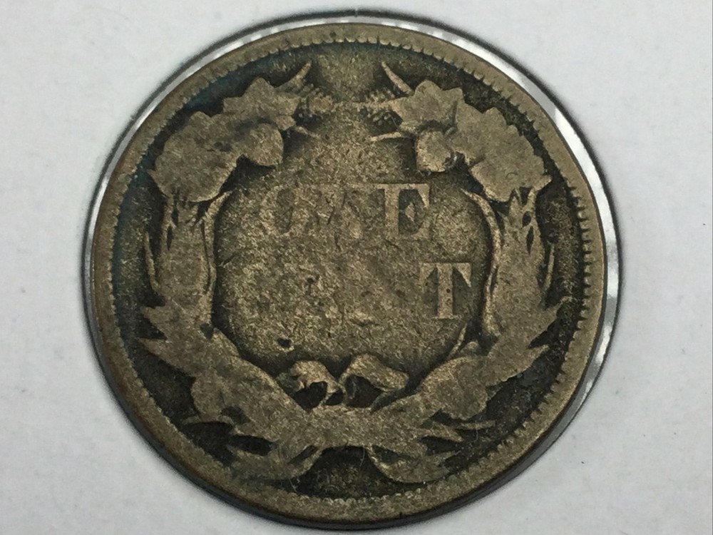 1858 large letters Flying Eagle Cent