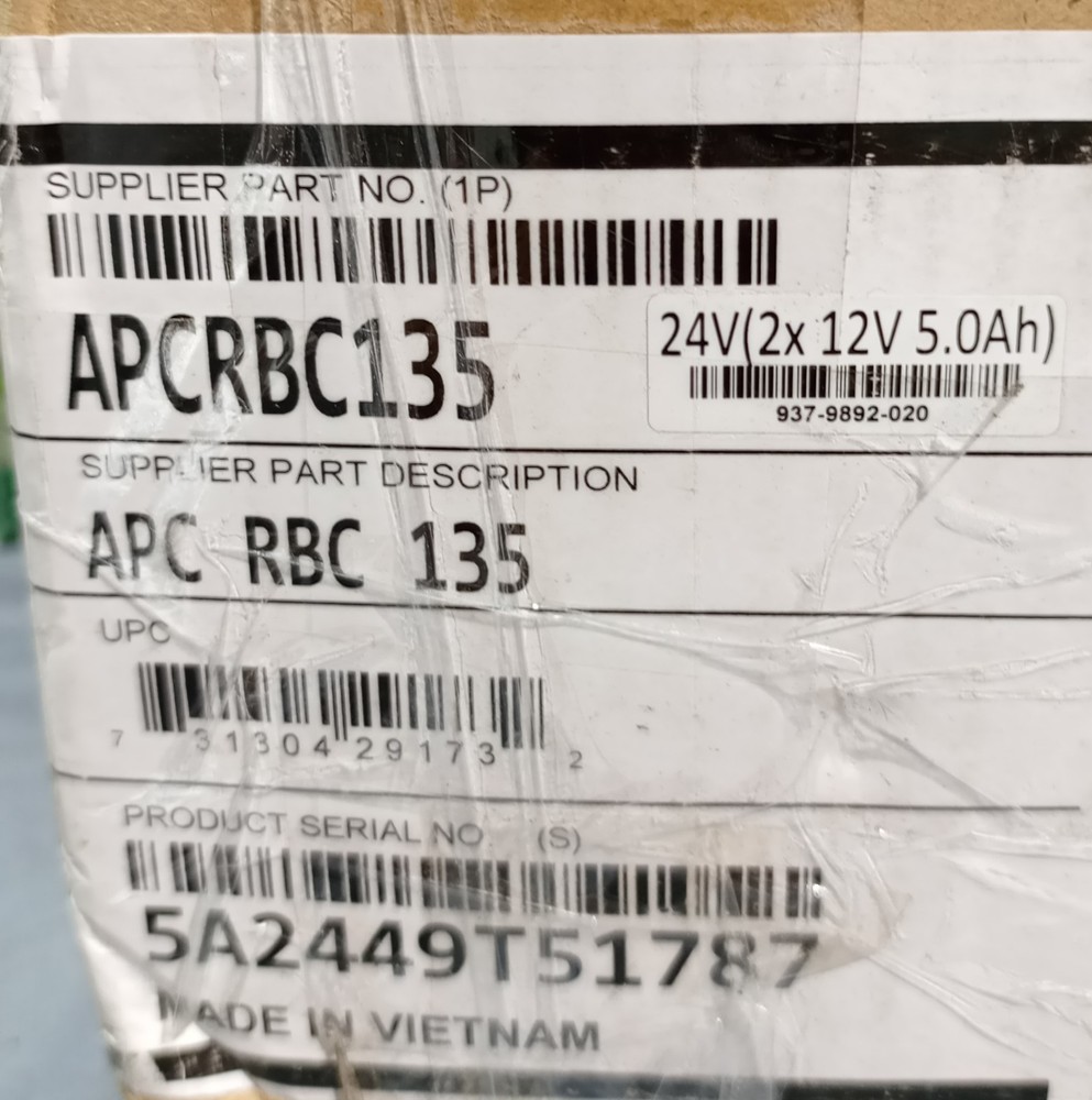 APC UPS 350VA/500VA 40C Battery