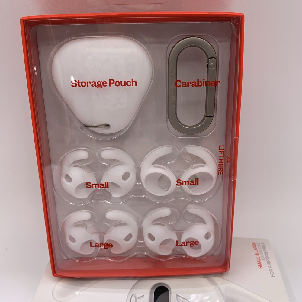 Ionpure Grip Tips for AirPods Pro 2 Earhooks Small & Large ~ Open Box