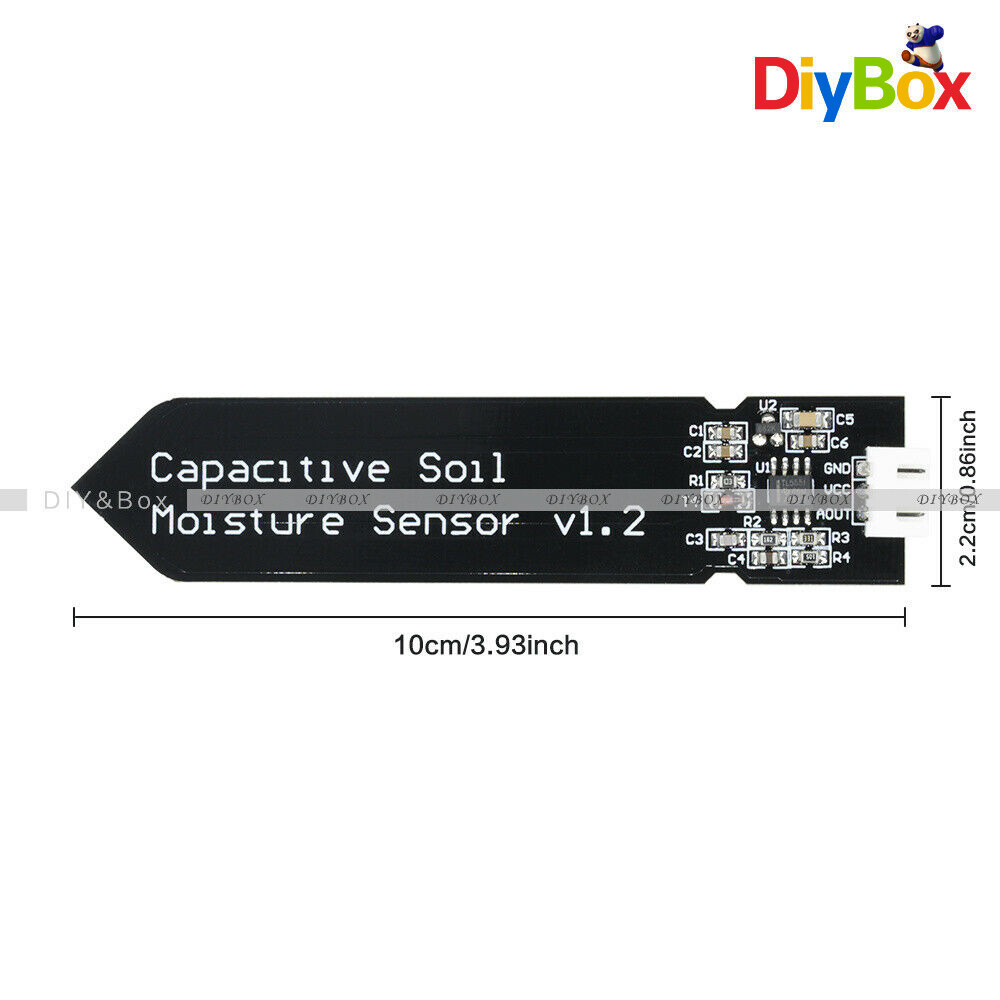 Analog Capacitive Soil Moisture Sensor V1.2 Corrosion Resistant + Sensor Cable