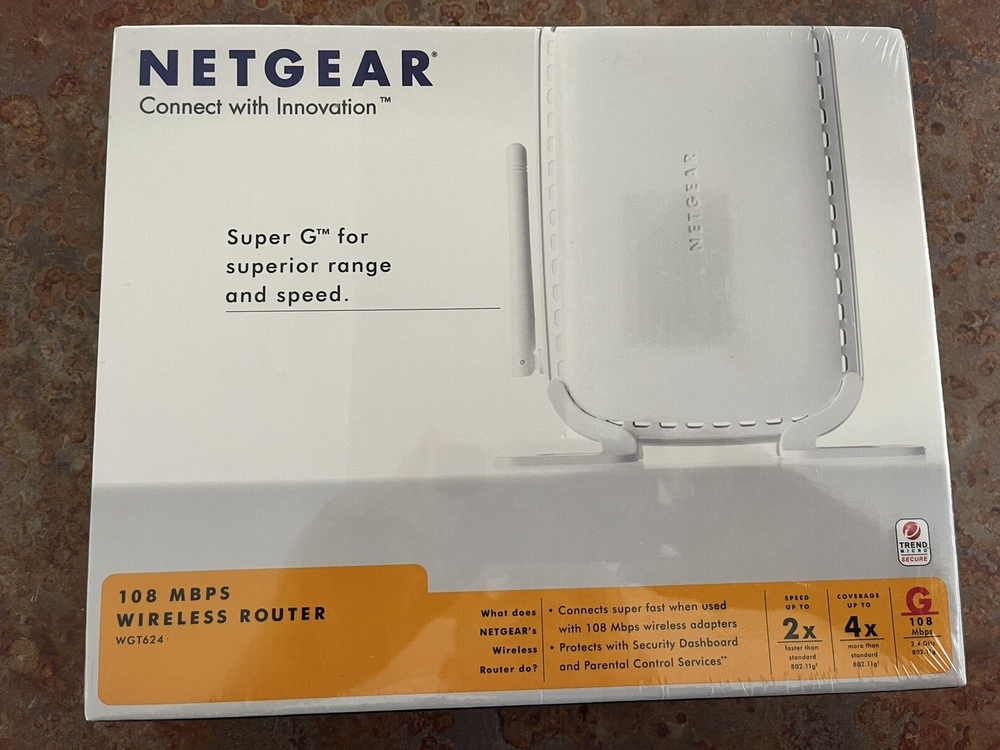Netgear SUPER G Wireless Router 108 MBPS